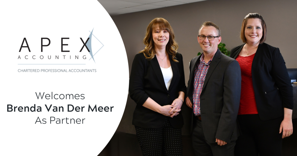 Apex Accounting Welcomes Brenda Van Der Meer As Partner